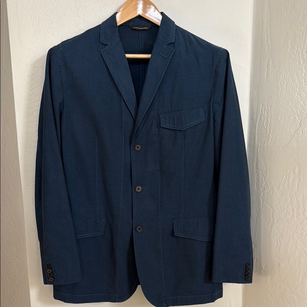 Banana Republic Blue Sport Coat Classic Tailored Style. Medium